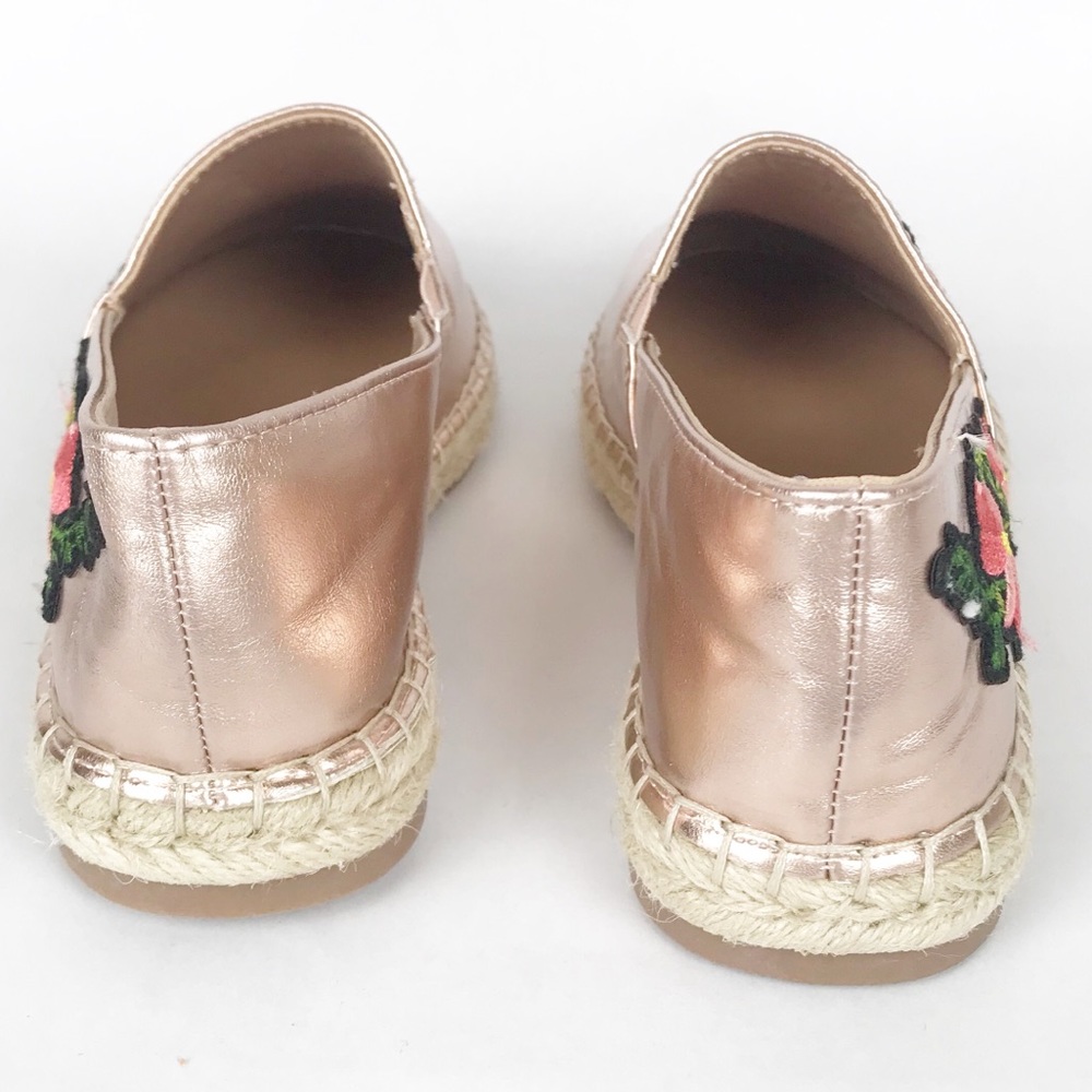 A New Day Metallic Floral Espadrilles - Picture 3 of 5